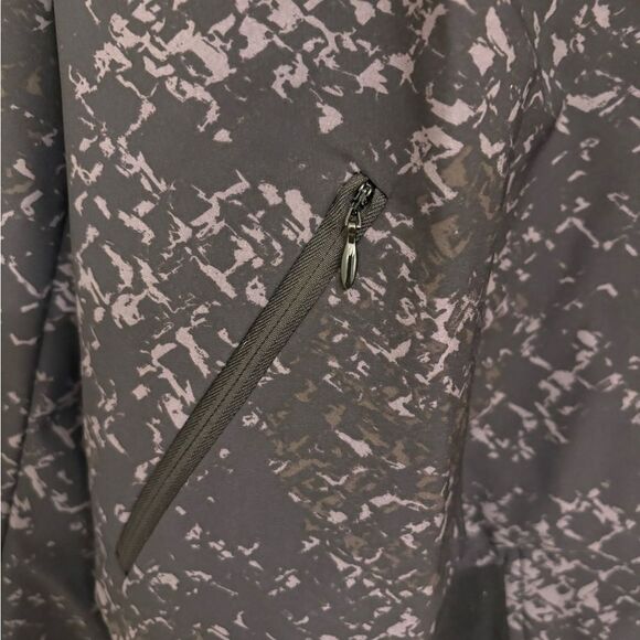 Lane Bryant Black Zip Front Bomber Jacket 20 | Plus Size Athleisure Active Top - Picture 10 of 10